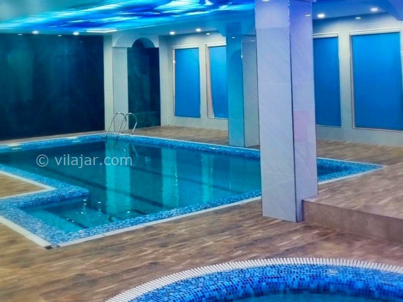 عکس شماره 877667 - ویلا با دو استخر آبگرم در رودهن - استخر داخلی همراه با جکوزی بزرگ ۸ نفره