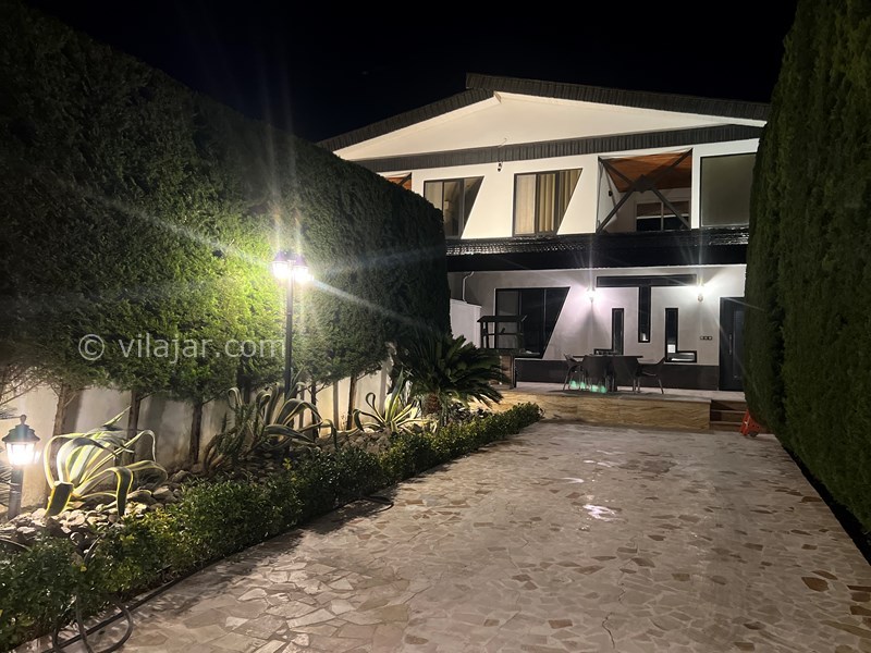 عکس شماره 879396 - اجاره ویلا دلفین 2 استخردار سرخرود - نمای ویلا ( شب)