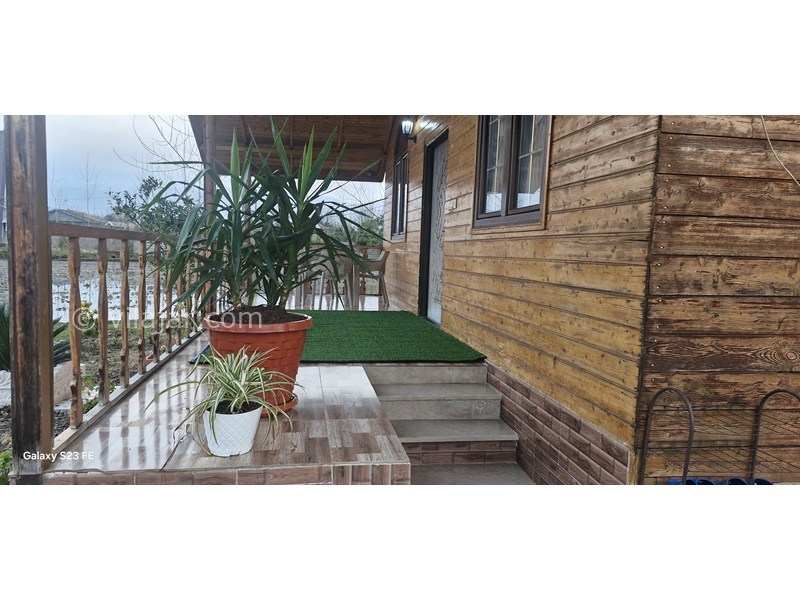 عکس شماره 885929 - اجاره ویلای چوبی در ماسال - عکس ایوان در فصل زمستان 