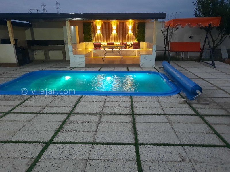 عکس شماره 888314 - اجاره کلبه چوبی جنگلی بهشهر - آلاچیق و آشپزخانه کنار استخر
