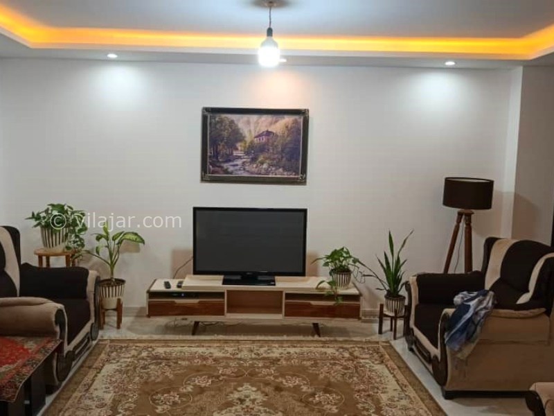 عکس شماره 900202 - اجاره اقامتگاه در رامسر - هال وپذیرایی بزرگ ونور گیر 