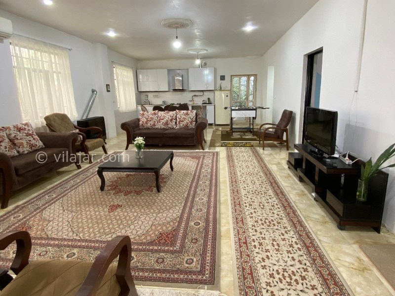 عکس شماره 902427 - اجاره ویلای جنگلی ماسال استخر آبگرم - نمایی پذیرایی باغ ویلا
