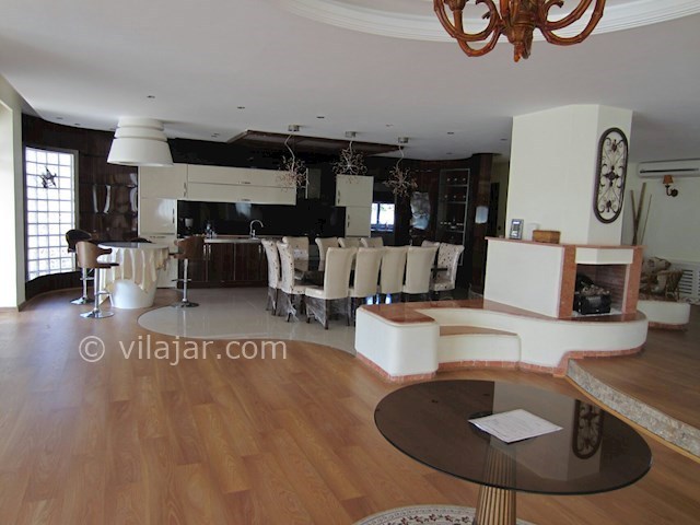 عکس شماره 93029 - ویلا لوکس با استخر و بیلیارد هچیرود - آشپزخانه و غذاخوری ویلا